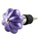 Neon Purple Melon Ceramic Wine Stopper
